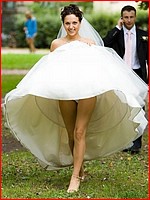 Free up skirt bride pics