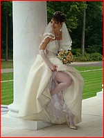 Free up skirt bride pics