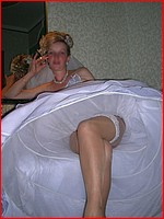 Free up skirt bride pics