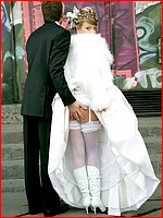 Free up skirt bride pics