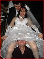 Free up skirt bride pics
