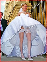 Free up skirt bride pics