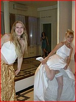 Free up skirt bride pics