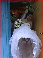 Free up skirt bride pics