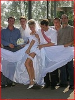 Free up skirt bride pics