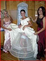 Free up skirt bride pics