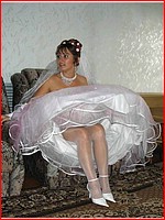 Free up skirt bride pics