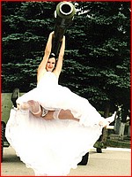Free up skirt bride pics