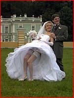 Free up skirt bride pics
