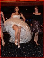 Free up skirt bride pics